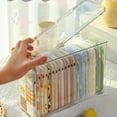 2PCS Acrylic Phone Case Storage Box Desktop with Cover Storage Shelf