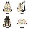 thumbnail image 4 of FORMRS Mini Backpack Purse for Women Travel Daypack Casual Shoulder Bag, Pink Colorful Leaves, 4 of 7