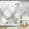 thumbnail image 2 of Shower Curtain Printing Chinese style Ink landscape Waterproof Bathroom Curtains r Polyester Fabric with, 2 of 7