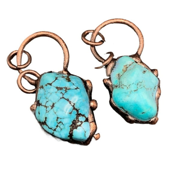 Natural Turquoise Pendant  Handcrafted Gemstone Jewelry for Halloween, Meditation, or Gift