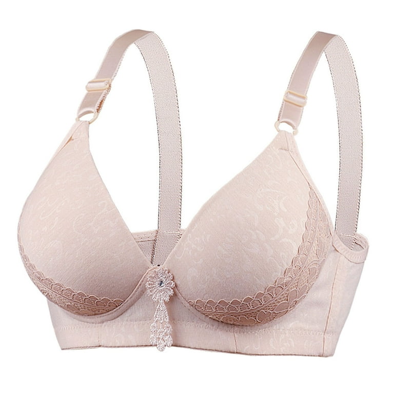 Bigersell Support Wireless Bra Women Comfortable Lace Breathable