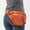 Brown, variant on Style Waist Bag - Vintage Synthetic Leather Fanny Pack With Multiple Compartments, Golden Studs & Buckles For Women, Perfect For Outdoor Sports, Travel, And Casual Wear
