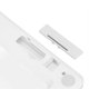 thumbnail image 4 of Wireless Keyboard 2.4G 78 Keys Ergonomic Design Portable Slim Power Saving Round Keycaps USB KeyboardWhite, 4 of 4