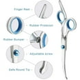 thumbnail image 3 of DISEN 4Pcs/set Safety Pet Grooming Scissors Round Head Professional Stainless Steel Scissors for Cutting Dog Hair Pets Shears Animal Cutter, 3 of 8