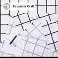 thumbnail image 5 of Rectangle Waterproof Fabric Table Cloth, Plaid Stain Resistant Polyester Tablecloth, Washable Cloth Table Cover for Fall Halloween Decor, Dining Room, Outdoor (60" x 84", White), 5 of 6