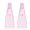 Pink XS code, variant on Snorkeling Diving Swimming Pool Flexible Travel Size Short Fin for Men Women Kid Swimming Training Fin Swim Flippers