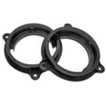 thumbnail image 2 of 2 piezas de anillo adaptador de altavoz negro de 6,5 pulgadas con arnés de 2 cables de repuesto para Nissan Murano Sentra 2000-2019, 2 of 14
