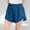 Navy, variant on Mwjwdo Girls Athletic Workout Gym Shorts with Zip Pockets High Waisted Running Shorts Summer Sports Clothes for Kids 3-13 Years Navy 110