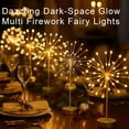 thumbnail image 4 of LEJHVAQK Dandelion Table Lights Fireworks 15.74" LED Starburst Lamp 100 Warm White Fairy Lights with Movable Branches, Elegant Christmas Table Centerpiece & Holiday Gift Decor(2PCS Warm+White ), 4 of 8
