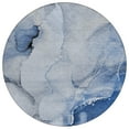 thumbnail image 5 of Addison Rugs Machine Washable Indoor/ Outdoor Abstract Chantille Rug Blue - 8' x 8', 5 of 5