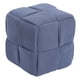 thumbnail image 3 of Reposapiés pequeño otomano, taburete, mueble, asiento antideslizante, base de silla, reposapiés para azul claro, 3 of 9
