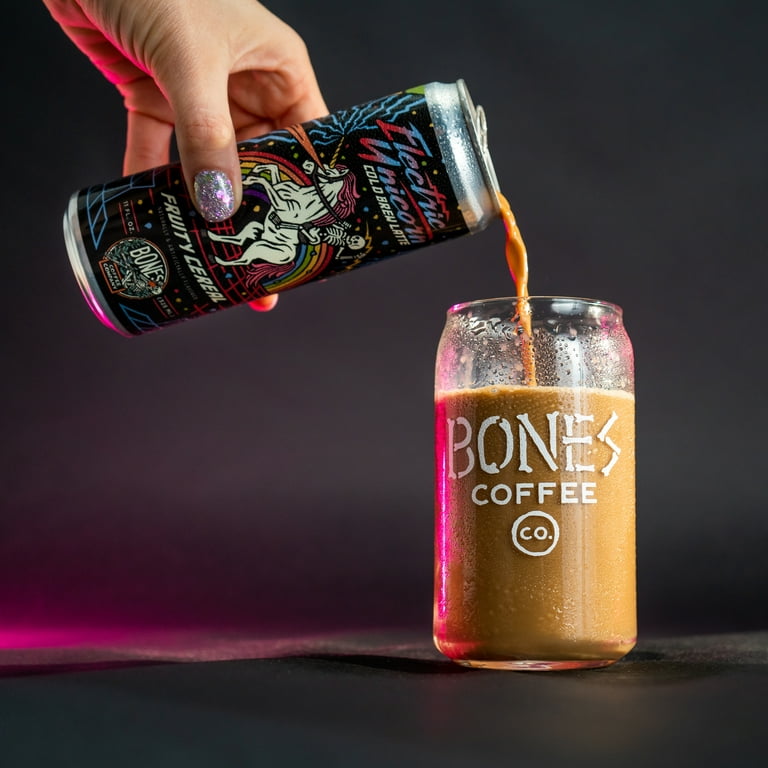 ボトルモンスターズ-SPINA- ミツメ乳業の『雪ん子ミルク』　ソフビ Bones Coffee Electric Unicorn Cold Brew Latte, Fruity Cereal