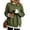 Army Green, variant on Women's Crew Neck Sweatshirt Long Sleeve Oversized Cozy Fleece Pullover Casual Loose Fit Winter Fall Layered Detail Top