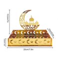 thumbnail image 2 of Acrylic Eid Mubarak Food Tray Ramadan Dessert Fruit Plate,B, 2 of 5