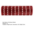 thumbnail image 6 of HEVIRGO 1 Roll 10 Yards Christmas Ribbon, Sequin Surface Xmas Tree Garland DIY Mesh Ribbon Webbing Home Decor, 6 of 6