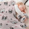 thumbnail image 6 of Bulldogs Baby Blanket Gifts Cozy Soft Swaddle Blanket Boys, Girls, Infant, Newborn Receiving Blankets Christmas Birthday Gifts 40"x30" (Toddler) for Pets, 6 of 6