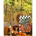 thumbnail image 2 of Fall Pumpkin Garden Flags for Outside Decorations Thanksgiving Watercolor Pumpkin with Bow Tie Black Dots Small Yard Flag Harvest Autumn Seasonal Farmhouse Holiday Outdoor Decor 12x18 Inch Vertical, 2 of 6