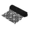 thumbnail image 1 of Unique Bargains Lace Ribbon 5 Yards 7 Inch Lace Flower Trim for Craft Headbands Wedding Black, 1 of 5