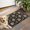 Mushroom and Frog Black Pattern, variant on Mushroom and Foliage Purple Pattern Washable Non Slip Indoor Door Mat, Decorative Entry Rug for Entrance, Bedroom, Kitchen, Bathroom, 16"x24"