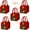 Xmas Tree, variant on KOYPTL 5 Pcs Christmas Gift Bags Festive Red Felt Packaging with Santa Snowman Elk Tree, Apples Gifts Bags Christmas Candy Gift Bags Reusable Holiday Gift Bag with Sturdy Handle Storage Tote Bag