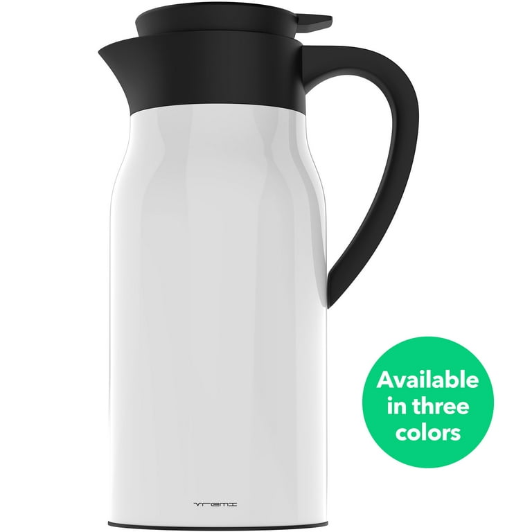 Vremi 51 Ounce Stainless Steel Thermal Coffee Carafe - 1.5 Liter