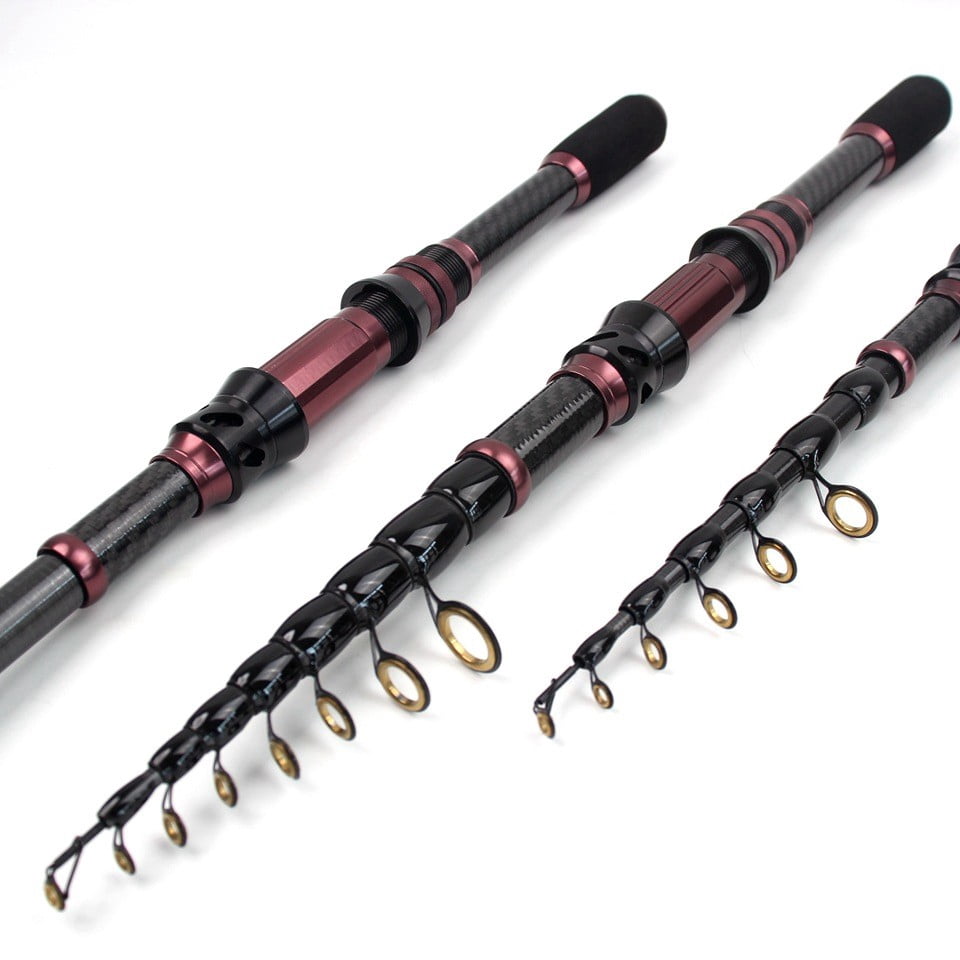 Telescopic Fishing Rod Spinning/casting Rod Fast Action High Sensitivity Travel