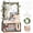 Brown, variant on TeSabMi Baby Shower Crate Closet, Large Wooden Gift Basket with Letters, Clothes Hangers and Vine, Custom Name Display for Newborn Nursery, Brown