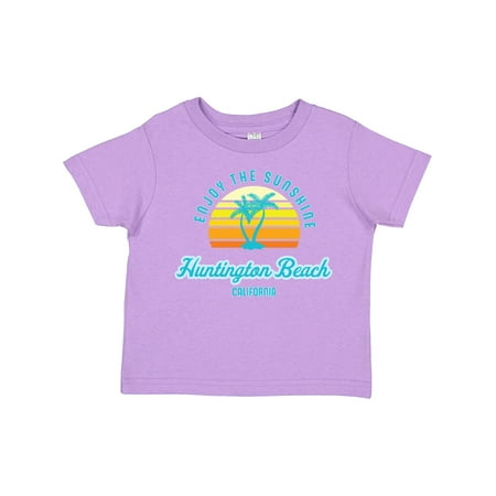 

Inktastic Summer Enjoy the Sunshine Huntington Beach California Blue Gift Toddler Boy or Toddler Girl T-Shirt