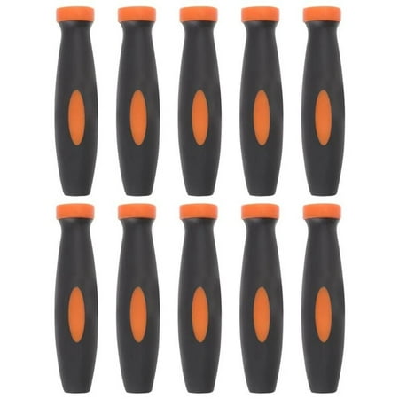 

10Pcs Durable Rubber Files Handles Files Supplies 2.36Inch 3mm Hole Diameter