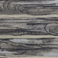 thumbnail image 2 of 6' x 9' Grey Abstract Wood Design Indoor Area Rug, 2 of 3