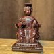 thumbnail image 1 of Ebony carved Mazu statue, solid wood Meizhou sea goddess, heavenly holy mother, redwood handicraft, home decoration., 1 of 3