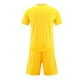 thumbnail image 5 of Conjuntos de blusas y camisas de manga corta con cuello en V. Conjunto de traje de fútbol de color sólido para niños para juegos deportivos universitarios, partidos de rendimiento, uniformes de entren, 5 of 5