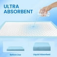 thumbnail image 3 of Puppy Pee Pads 22"x23"-100 Count | Dog Pee Training Pads Super Absorbent & Leak-Proof | Disposable Pet Piddle and Potty Pads for Puppies | Dogs | Doggie| Cats | Rabbits, 3 of 7
