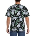 thumbnail image 2 of Rocae Cartoon Koala Bear for Men's Moisture-Wicking Crew Tee - T-Shirt for Sports, Outdoor Activities, and Casual WearXX-Large, 2 of 9