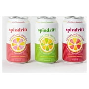 Spindrift Lemonade 3 Flavor Variety 20 Pack,12 Fl Oz (Pack of 20)