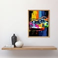 thumbnail image 2 of Sport Racing Cars Vibrant Supercar Race Mancave Gift for Him Art Print Framed Poster Wall Decor 12x16 inch, 2 of 5