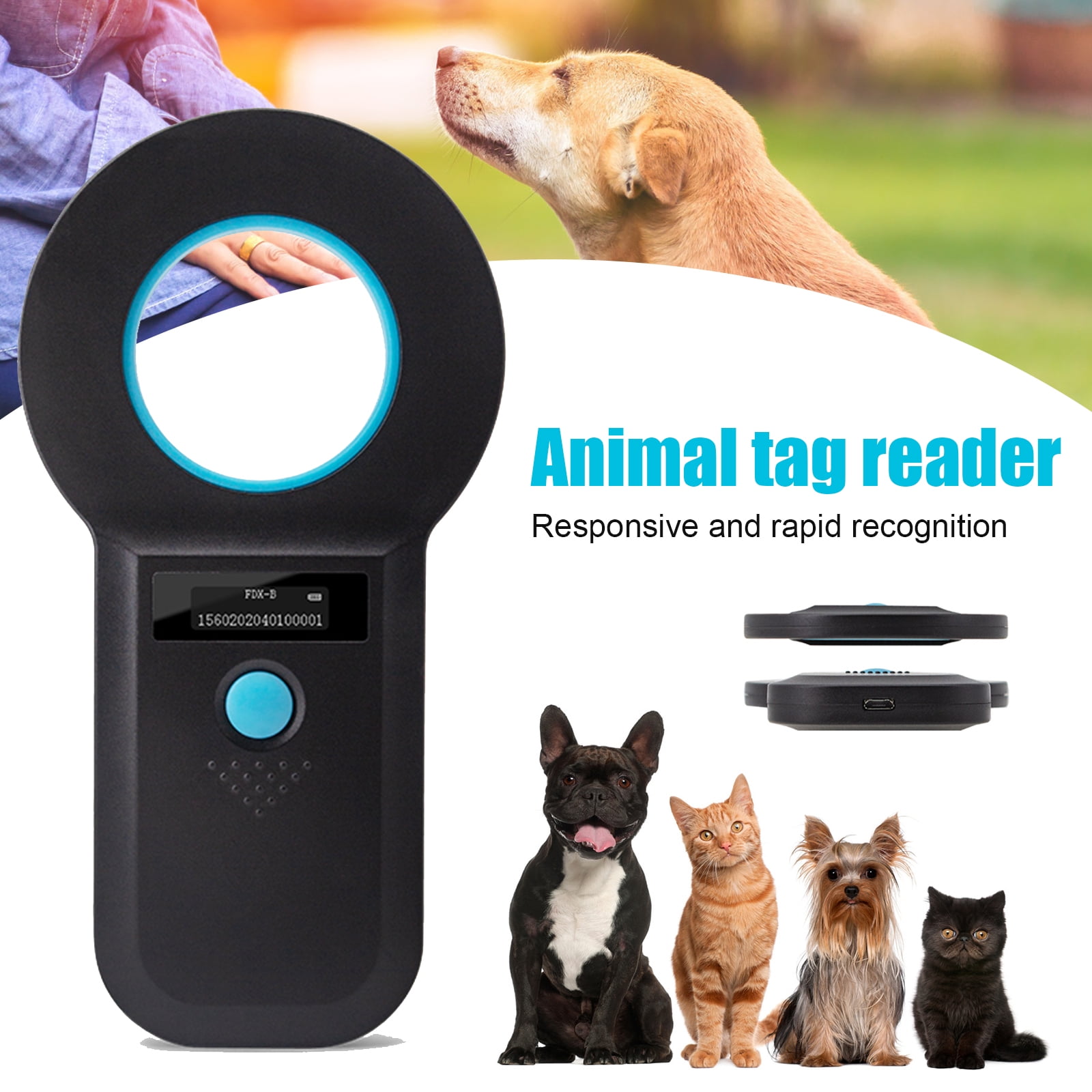 134.2KHZ Microchip Animal RFID tag for Fish dog cat idetificatio'ji 