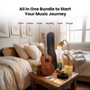 Bundle Makala Baritone Ukulele