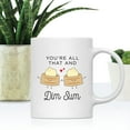 thumbnail image 2 of Koyal Wholesale Funny Food Pun 11oz. Ceramic Coffee Tea Mug, Dim Sum, 2 of 5