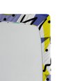 thumbnail image 2 of Ambesonne Modern Fitted Sheet, Geometric Retro Theme, Twin Size, Blue Yellow and Black, 2 of 2