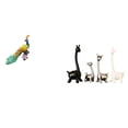 thumbnail image 1 of Estatua del pavo real,Estatua de pavo real,adorno de escritorio creativo y divertido,Estatua de alce y ciervo,Estatua de jirafa de cerámica,adorno moderno para decoración del hogar,Figuras de, 1 of 8