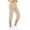 Beige, variant on Women's High Waist 18" Capri Pants with Pockets Loose Straight Leg Workout Yoga Capris Black S