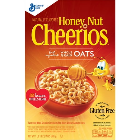 UPC 016000275713 product image for Honey Nut Cheerios Gluten Free Breakfast Cereal, 17 oz | upcitemdb.com