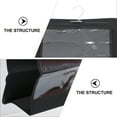 thumbnail image 3 of unbranded 1Ud Organizador Para Colgante Con 8 Bolsillos En No Tejida Y PVC Negro, 3 of 6