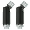 thumbnail image 1 of Adaptador para techo inclinado Uxcell, adaptador de accesorio de luz de techo inclinado de rosca fina M10 de 180 grados, negro, 2 piezas, 1 of 6