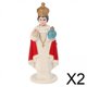 thumbnail image 1 of 2x Estatua De Jesús Cardenal Escultura Adorno Para Colección De Decoración De Escritorio 10,5 Cm Rojo, 1 of 8