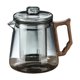 thumbnail image 1 of Tetera de vidrio para té de hojas sueltas, jarra de agua, tetera floreciente para el hogar y la oficina Gris claro, 1 of 9