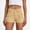 Khaki women cargo shorts with pockets a1, variant on Cagogo Women's Cargo High Waisted Shorts with Pockets Casual Solid Streetwear Vacation Shorts Regular Fit Summer Travel Beach Shorts for Women, Army Green M