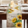 thumbnail image 3 of Table Runners 72 Inches Long Dress Scarves, Sunflower Farmhouse Kitchen/Dining Table Runner, Coffee Tablerunners, Yellow Floral 14x72 Inch, 3 of 9