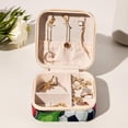 thumbnail image 6 of Football Travel Portable Square Jewelry Box - Bracelet Holder and Jewelry Stand - Ideal for Rings, Earrings, Necklaces, and Bracelets - Suitable for Girls and Women, 6 of 6